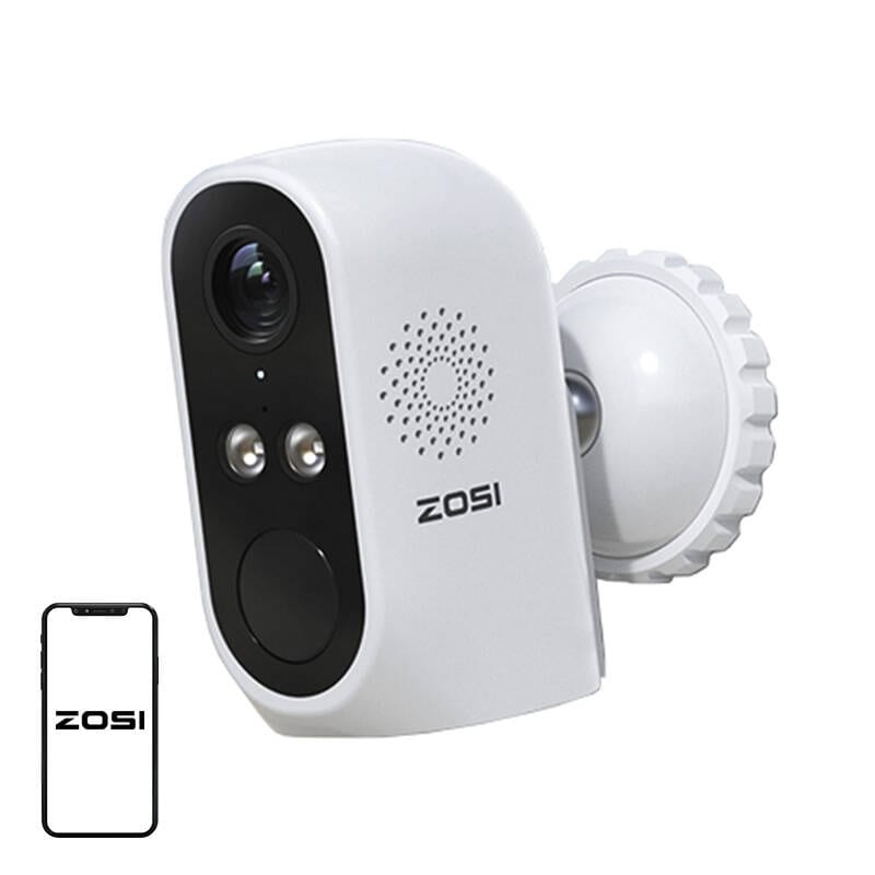 Utendørs IP-kamera med solcellepanel ZOSI C1Pro WiFi 3MP IP66