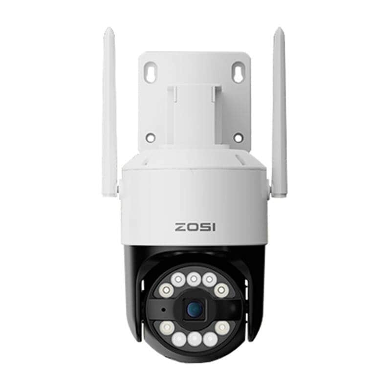 ZOSI C296 WiFi 8MP dual Pan Tilt IP66 utendørs kamera + 32 GB microSD-kort