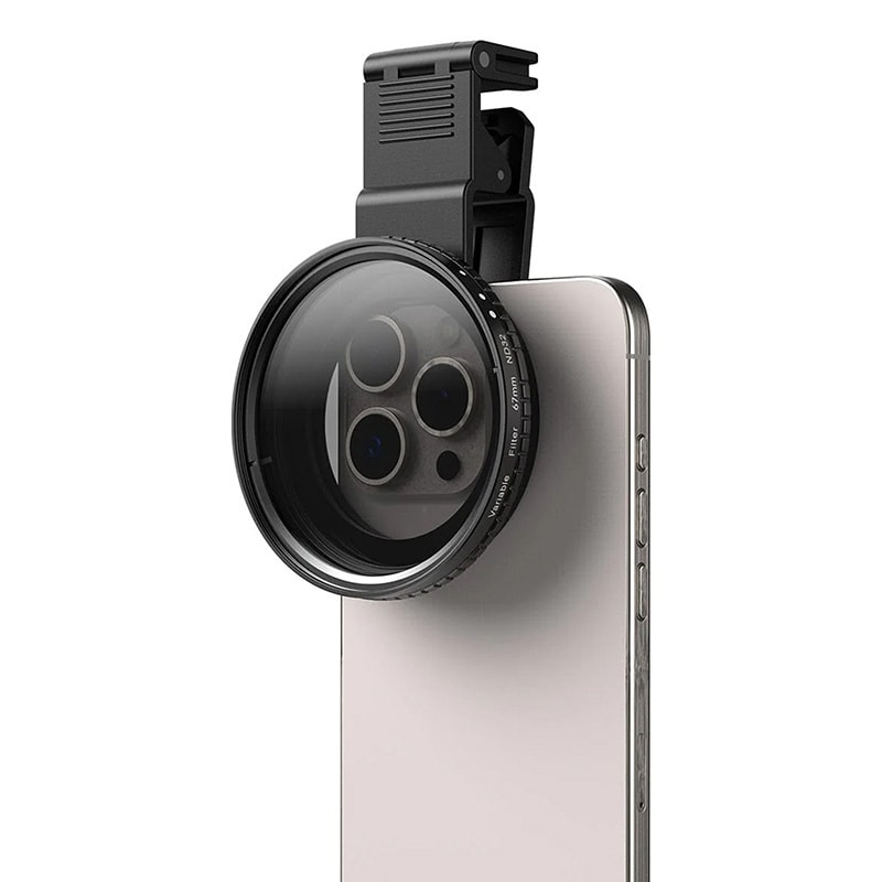 Mobilt klemmefilter Apexel HD Glass 67 mm ND32 APL-67VND32