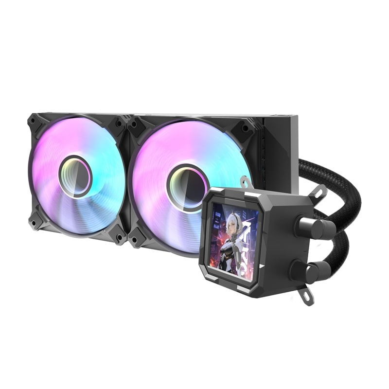 Darkflash DV240S CPU-vannkjøler (svart)