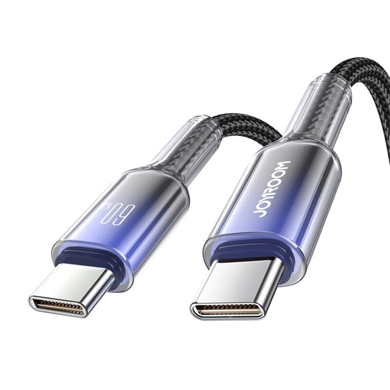 Joyroom S-A42 60W USB-C-kabel 1,2 m svart