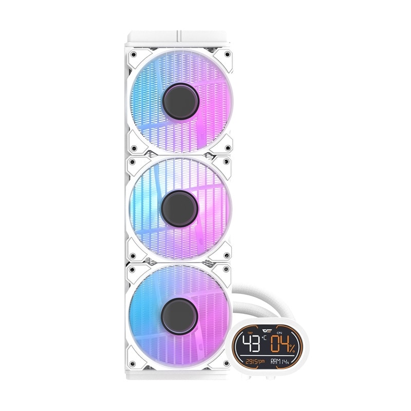Darkflash DH360D CPU-vannkjøler (hvit)