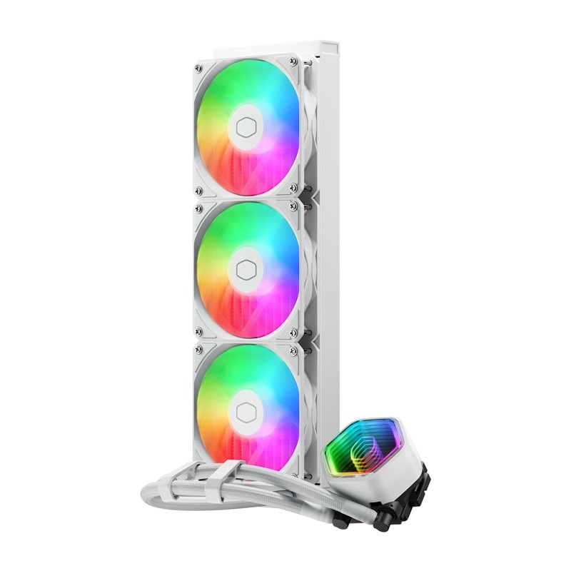 Cooler Master MasterLiquid 360 Core II ARGB vannkjøler (hvit)