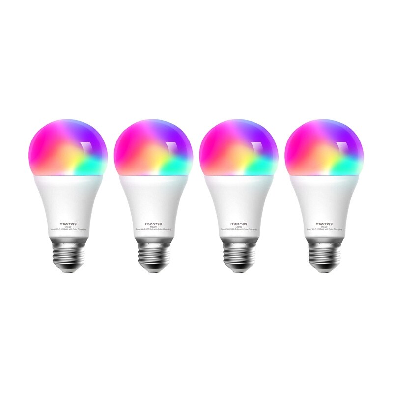 Meross MSL120 WiFi Smart LED-lyspære (HomeKit) (fire-pakning)