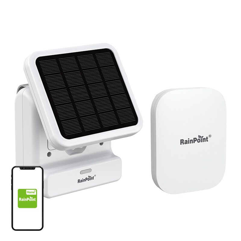 Smart solbasert vannpumpesett med Gateway RainPoint, app