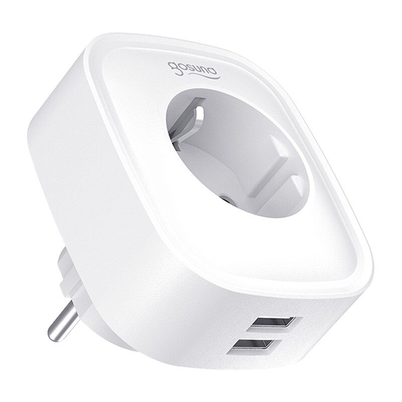 Gosund SP112-M 2xUSB WiFi-smartkontakt (to-pakning) (Xiaomi)