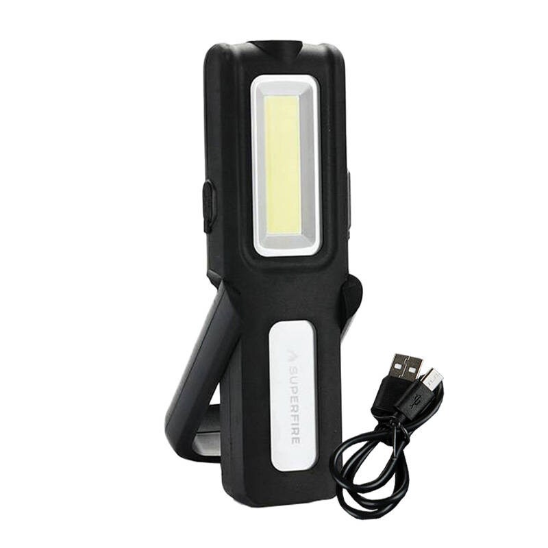 Verkstedlykt Superfire G12, 566 lm, USB