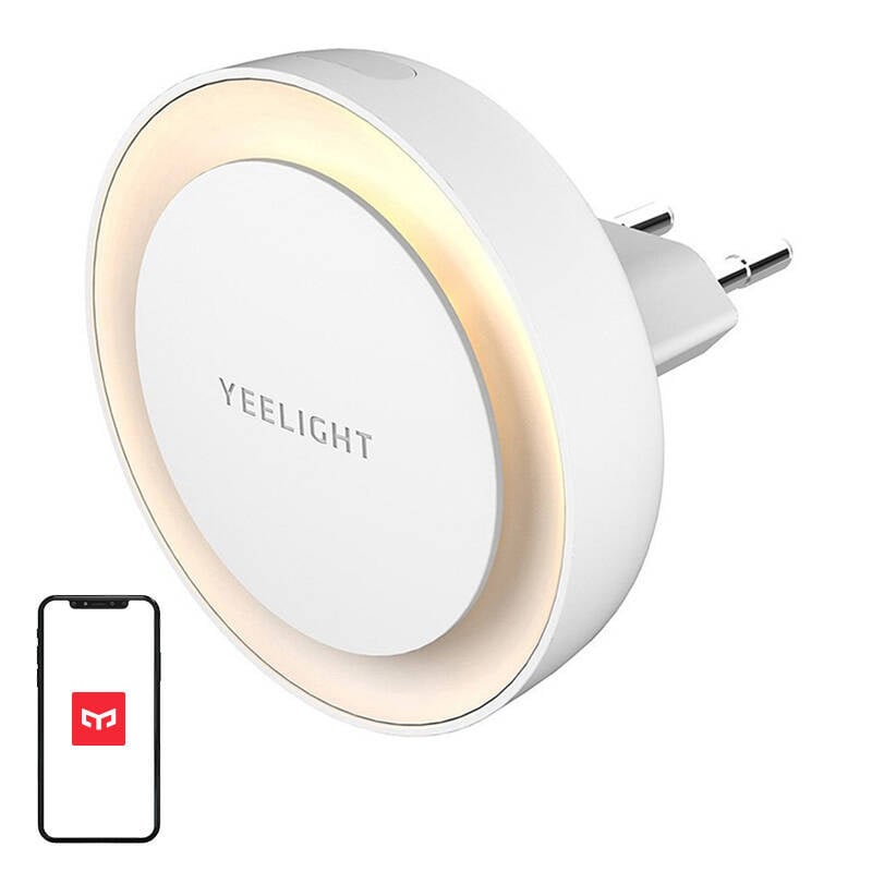 Sensorstyrt plug-in nattlys 2700 K med lavt energiforbruk