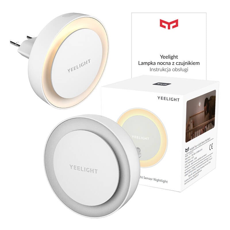 Sensorstyrt plug-in nattlys 2700 K med lavt energiforbruk
