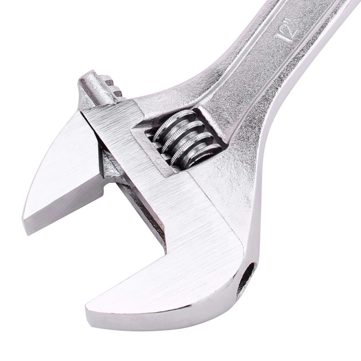 Justerbar nøkkel 12" Deli Tools EDL012A (sølv)