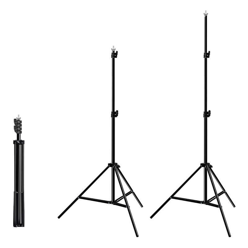 Fotostudio bakgrunnsstøtte Puluz 2x2m + Backdrops 3 stk PKT5204