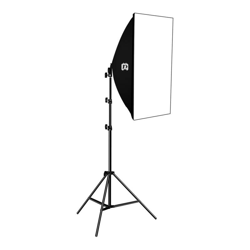 Studiosett Puluz LED softbox 50x70cm, stativ, LED-pære 1 stk PU5070EU