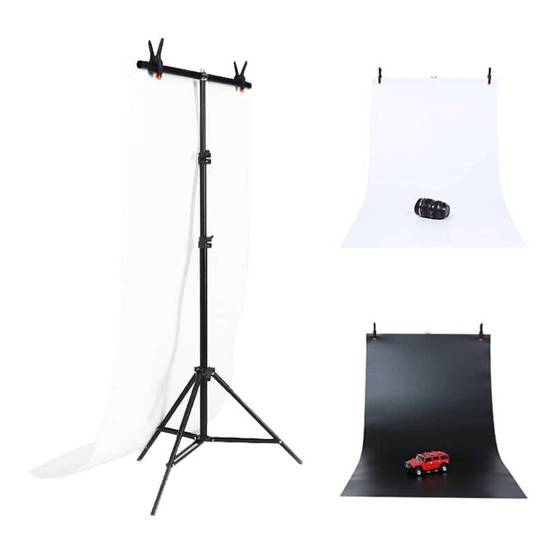 Fotostudio bakgrunnsstøtte Puluz 70x200cm + Backdrops 2 stk DCA0976