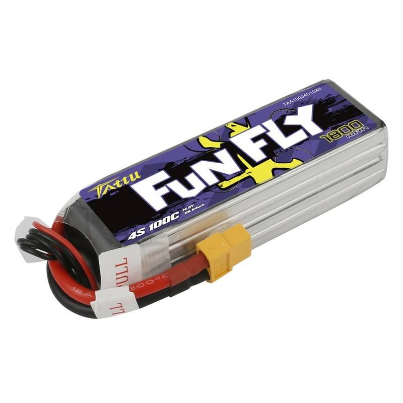 Tattu Funfly 1800mAh 14,8V 100C 4S1P XT60-batteri