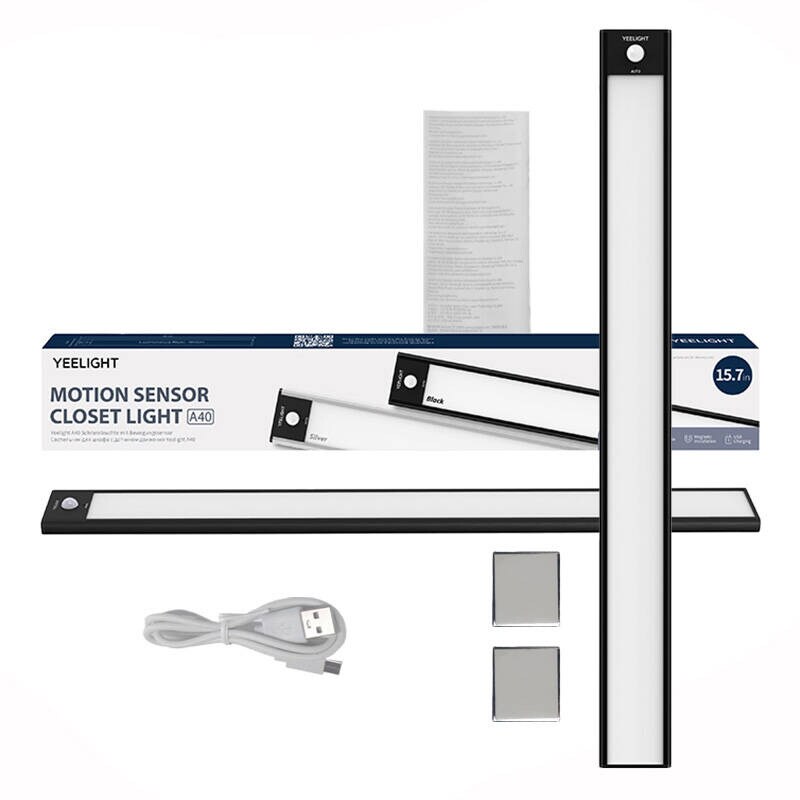 Yeelight skaplampe svart 40 cm 2700K
