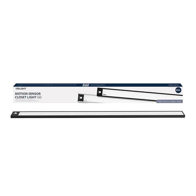Yeelight skaplampe svart 60 cm 2700K