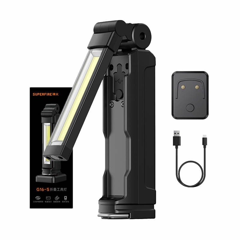 Superfire G16-S multifunksjonslommelykt, 800 lm, USB-C