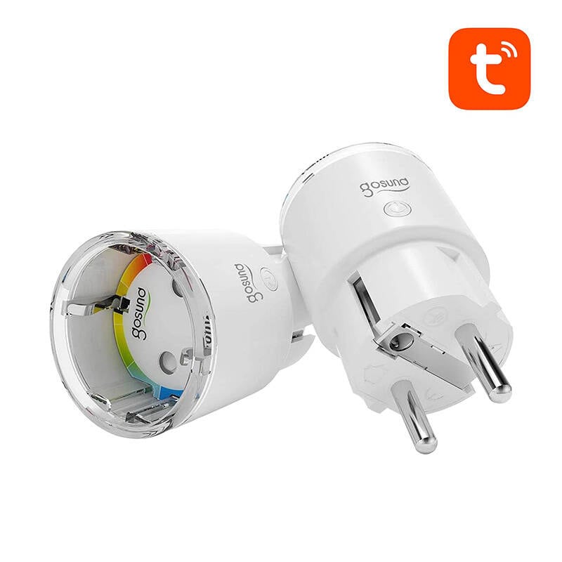 Gosund EP2 WiFi smart stikkontakt, 2 stk (to-pakning) 10A Tuya