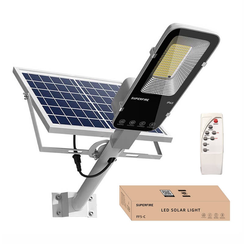 Solcellelampe Superfire FF5-C, 263W, 1200lm, 15000mAh