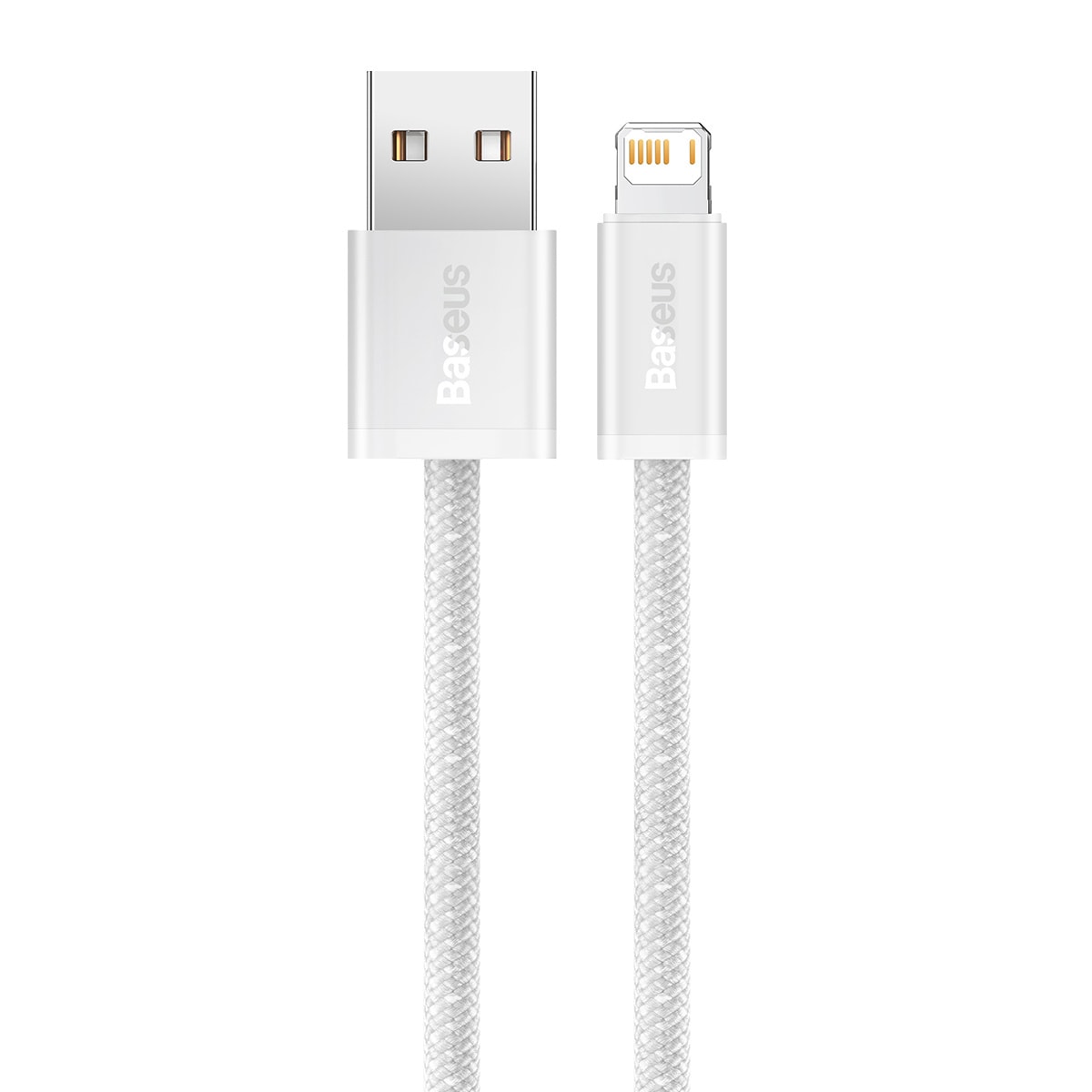 Baseus Dynamisk kabel USB til Lightning, 2,4 A, 2 m (hvit)