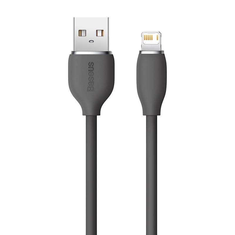 Baseus Jelly-kabel USB til Lightning, 2,4A, 1,2 m (svart)