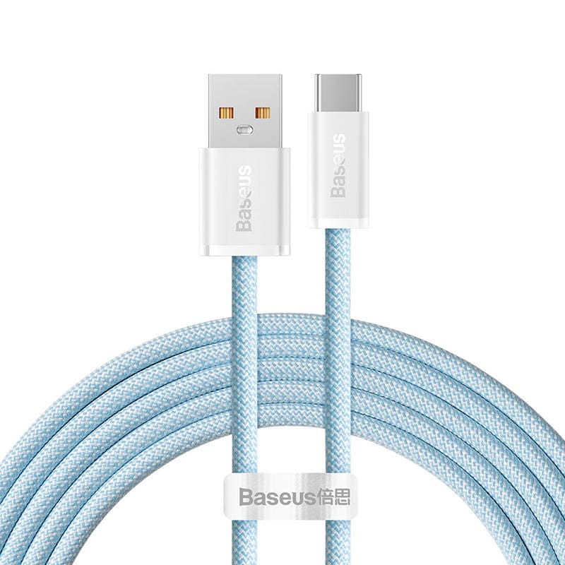 Kabel USB til USB-C Baseus Dynamic Series, 100 W, 2 m (blå)