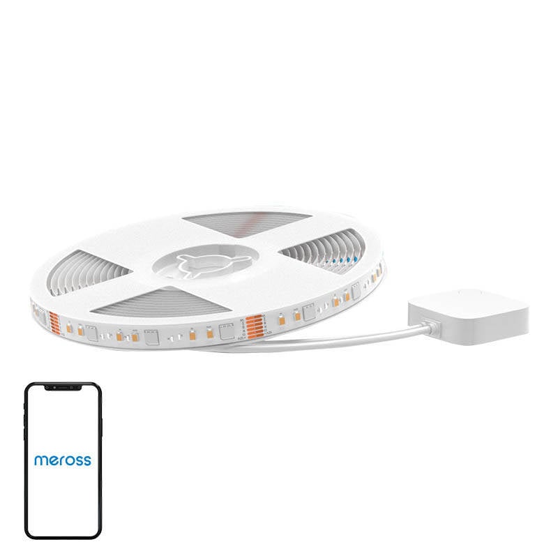 Smart WiFI LED-stripe med RGBWW Meross MSL320 (5 meter) HomeKit