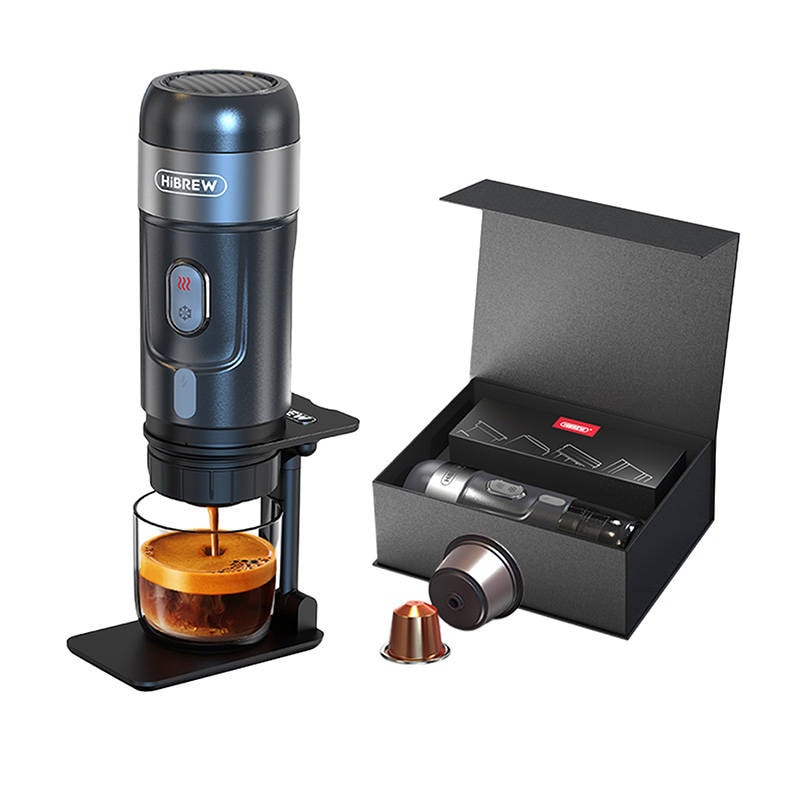 Bærbar 3-i-1 kaffetrakter med koffert 80W HiBREW H4A
