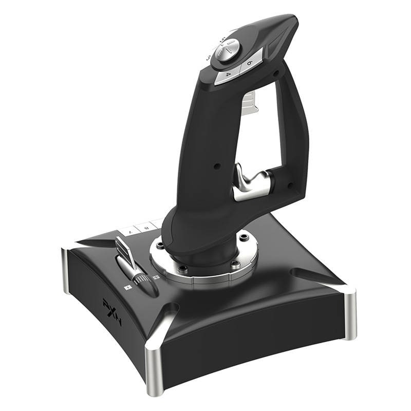 PXN 2119 PRO flight joystick flykontroller med gasspak / flykontroll til PC, PS4 og Xbox One