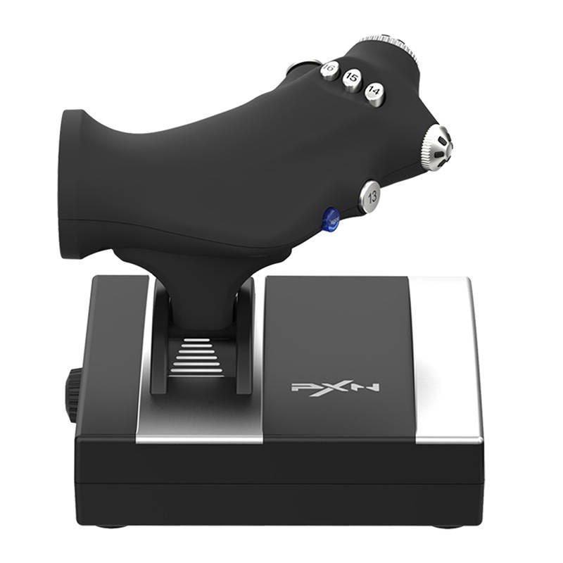 PXN 2119 PRO flight joystick flykontroller med gasspak / flykontroll til PC, PS4 og Xbox One