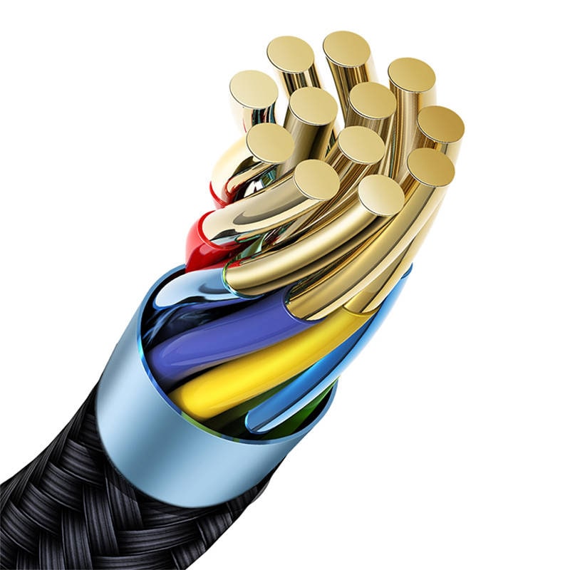 USB til Lightning-kabel, Mcdodo CA-7300, vinklet, 1,8 m (svart)