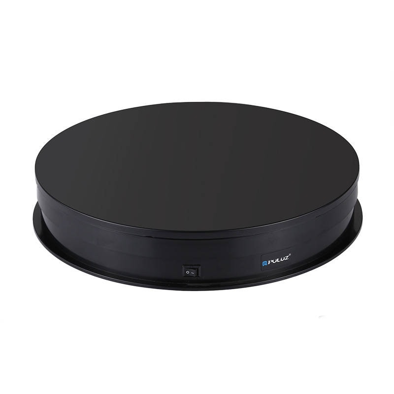 Elektrisk roterende platespiller Puluz 30cm USB (svart)