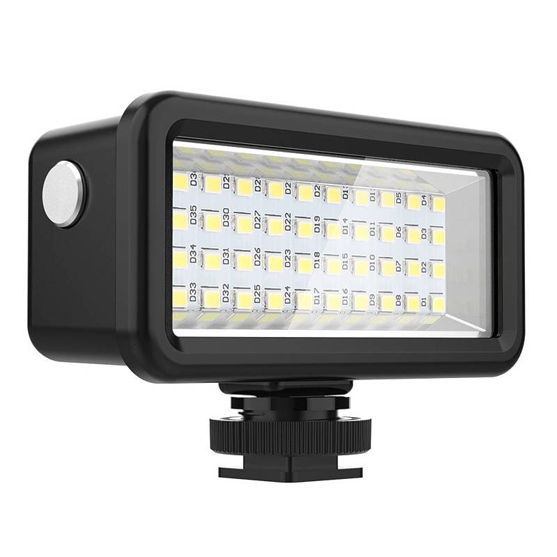 Dykking Vanntett lys Puluz LED 40m (svart)