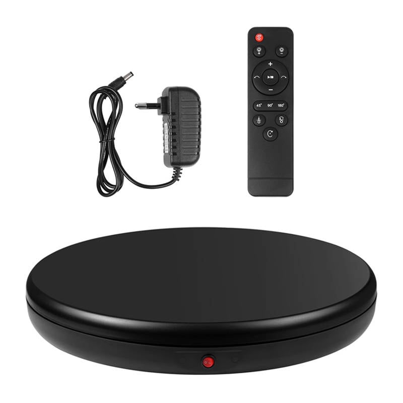 Roterende displaystativ Puluz 45 cm (svart)