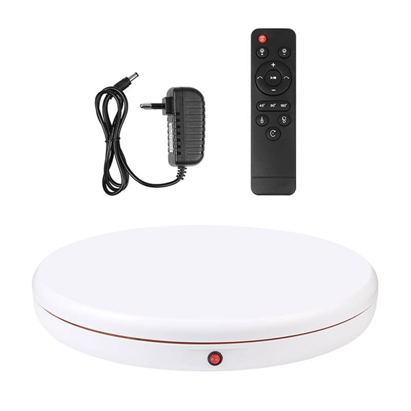 Roterende displaystativ Puluz 45 cm (hvit)
