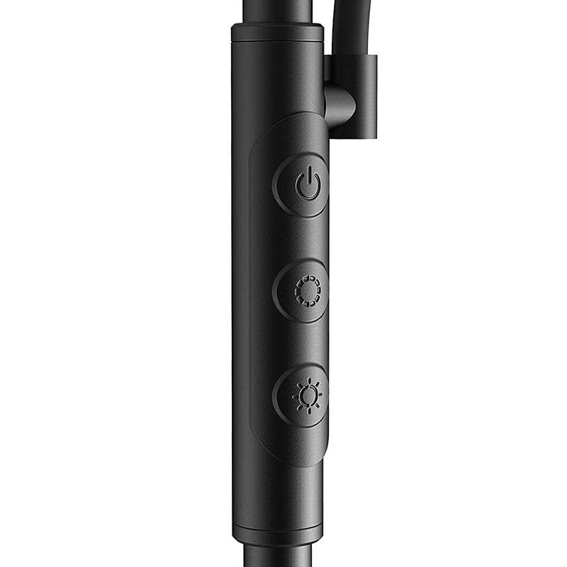 Dobbel gulvlampe med fjernkontroll BlitzWill BWL-FL-0001, 36W (svart)