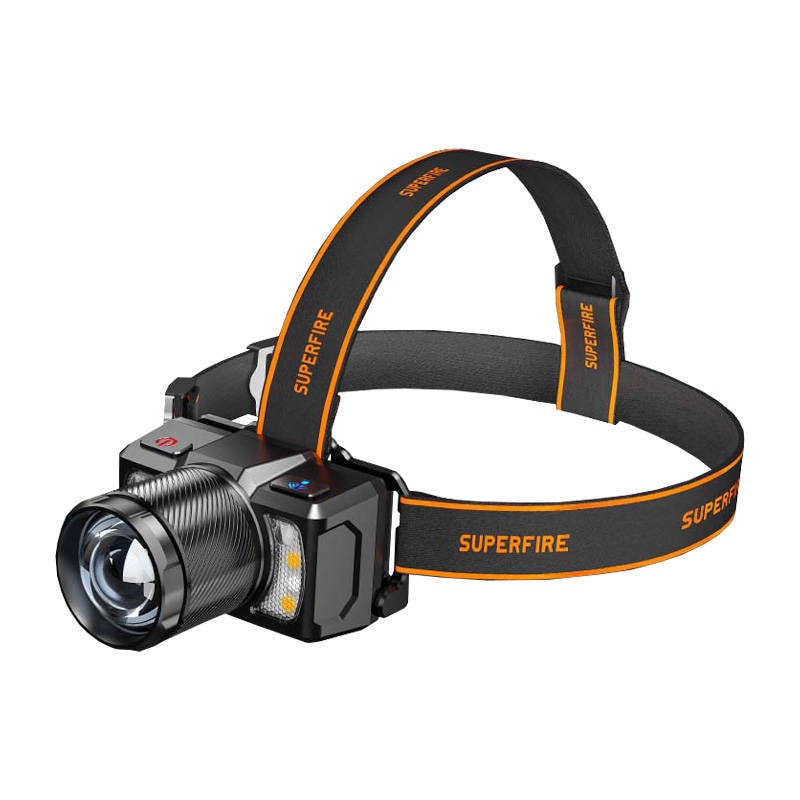 Hodelykt Superfire HL25, 700 lm, USB-C
