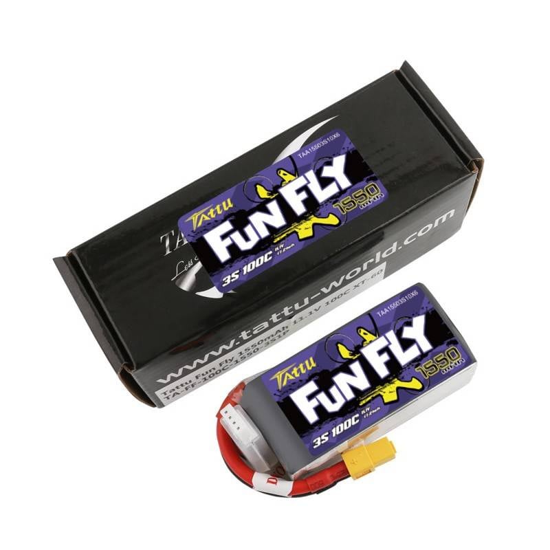 Batteri Tattu Funfly 1550mAh 11,1V 100C 3S1P