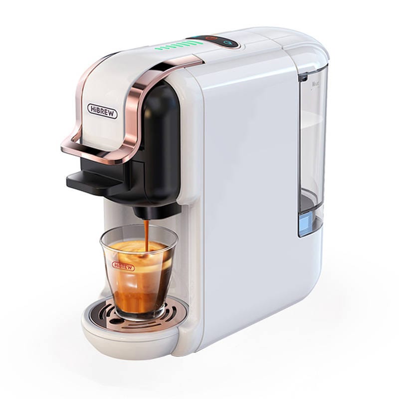 HiBREW H2B 5-i-1 kapselkaffetrakter (hvit)