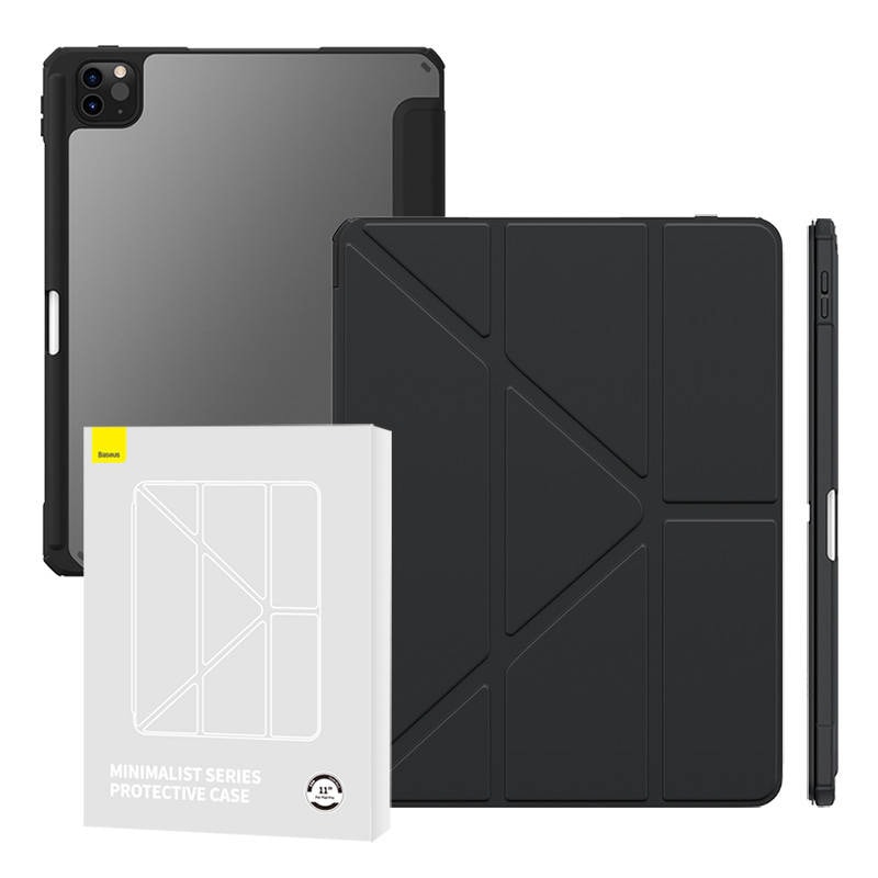 Beskyttelsesveske Baseus Minimalist for iPad Pro (2018/2020/2021/2022) 11-tommers (svart)