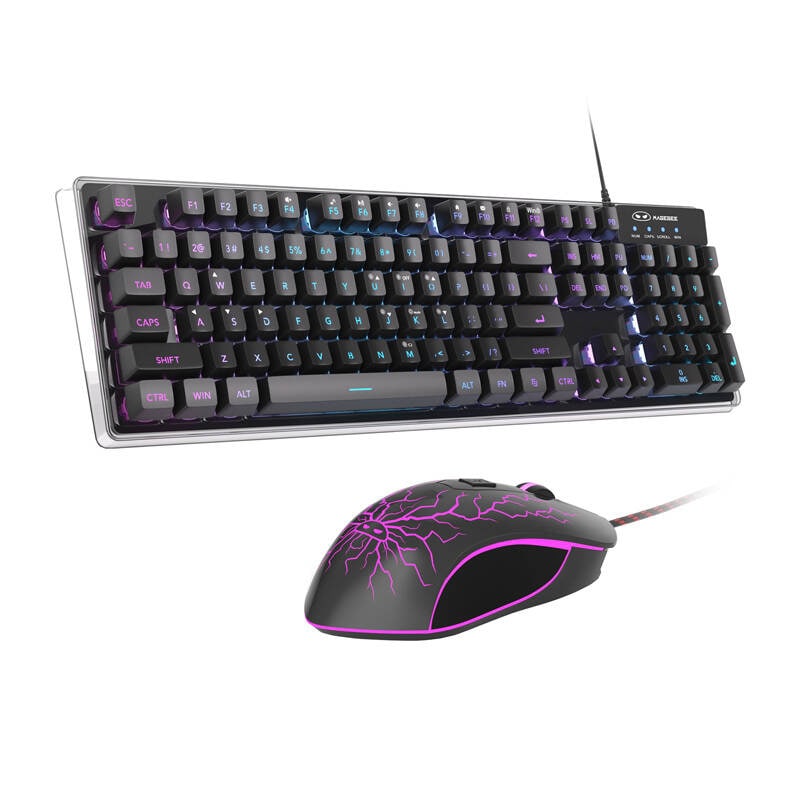 MageGee K1 kablet tastatur + musesett (svart) (QWERTY)