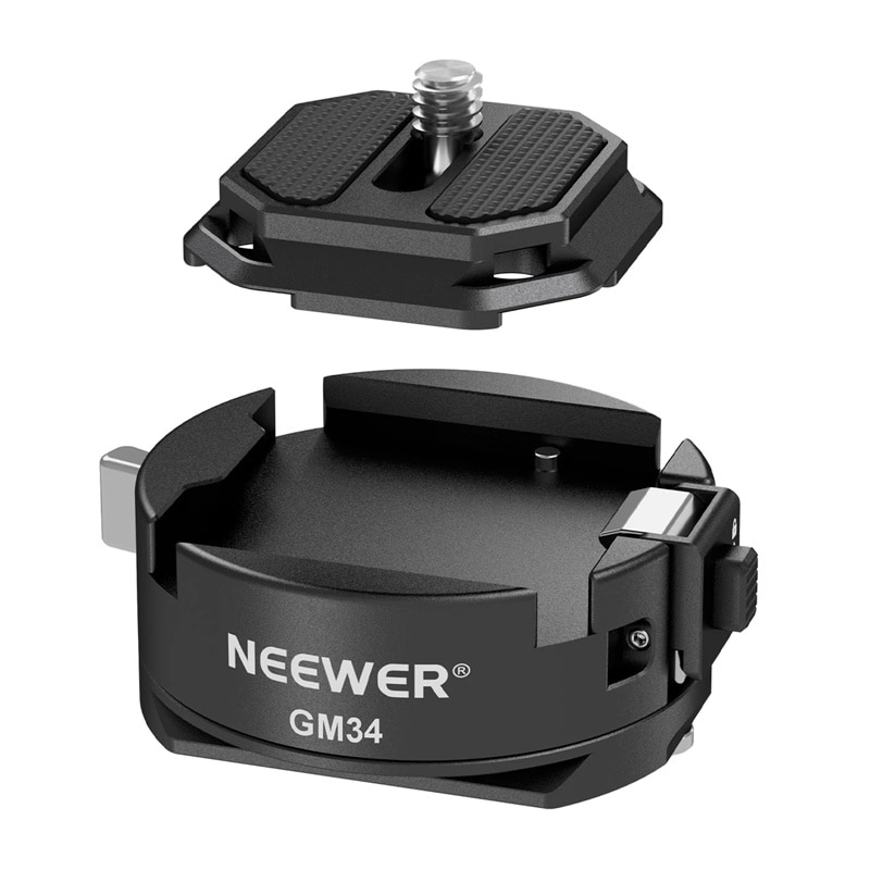 Neewer GM34 Arca-Swiss hurtigkobling og plate