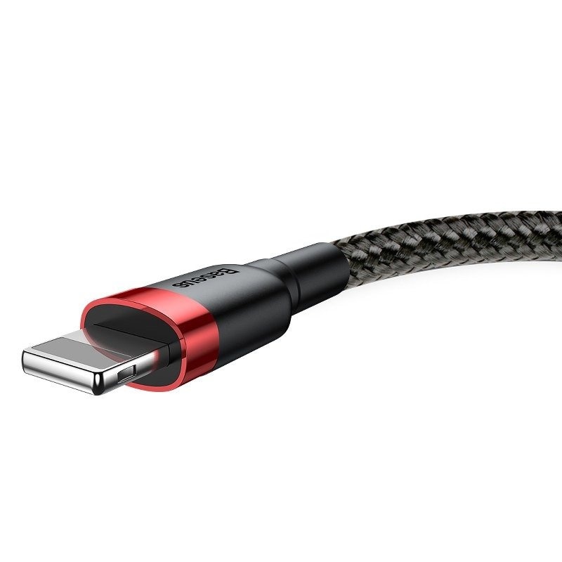 Baseus Cafule USB lynkabel 2,4A 1m (rød + svart)