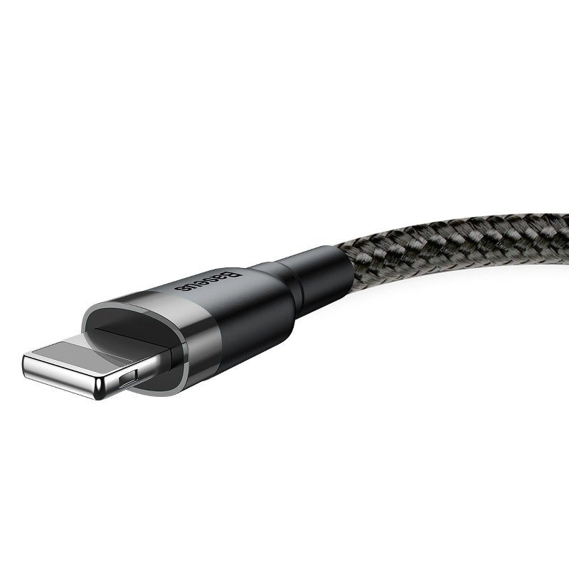 Baseus Cafule USB lynkabel 2,4A 0,5 m (grå + svart)