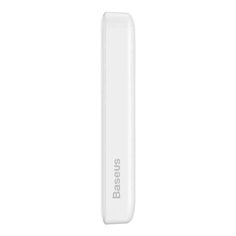 Powerbank Baseus Magnetisk, 10000 mAh, USB-C 20 W, MagSafe (hvit)