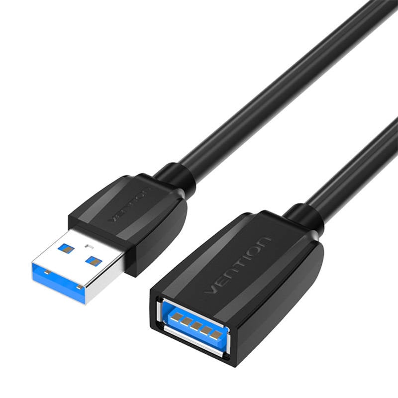 Forlengelseskabel USB 3.0 hann til USB hunn Vention VAS-A45-B300 3 m (svart)