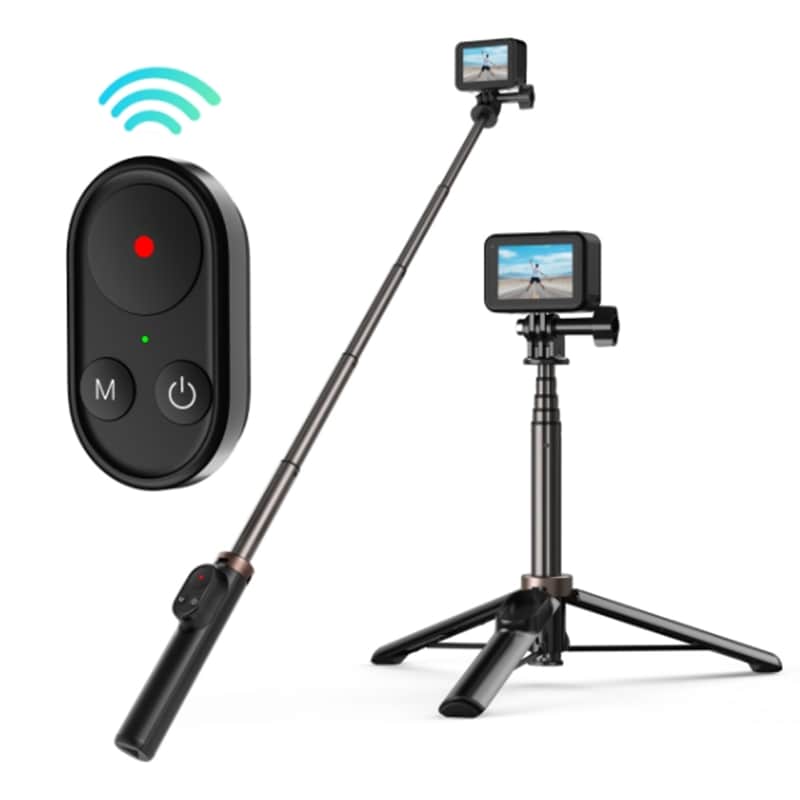 Telesin selfiepinne for smarttelefoner og GoPro-kameraer med BT-fjernkontroll (TE-RCSS-001)