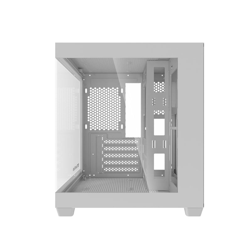 Darkflash C275P datamaskinkasse uten vifter (hvit)