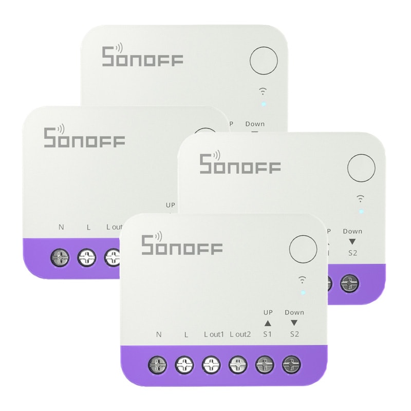 Sonoff MINI-RBS WiFi Smart Mini Roller Shutter Switch (4 stk.)