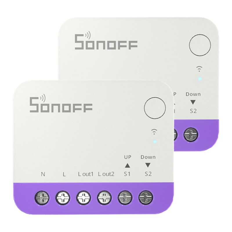 Sonoff MINI-RBS WiFi smart mini-rullegardinbryter (2 stk.)